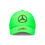 Mercedes baseball cap, George Russell, kids, neon green, 2023 - FansBRANDS®