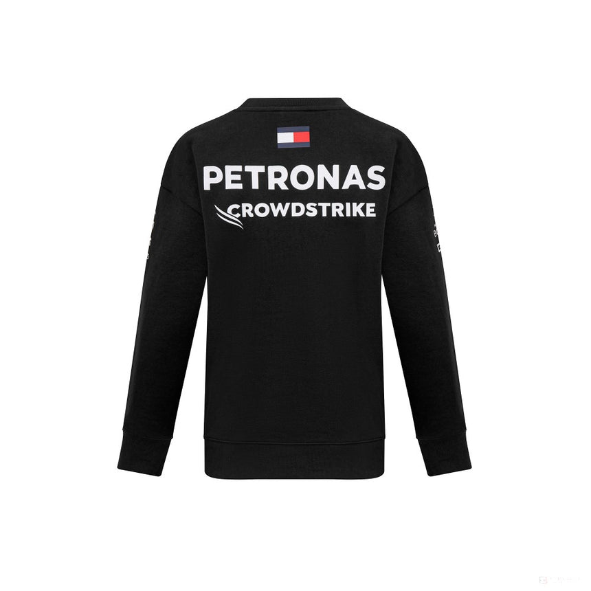 Mercedes crew sweatshirt, women, black, 2023 - FansBRANDS®