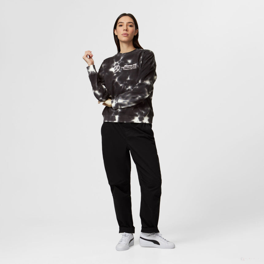 Mercedes sweatshirt, tie dye, women, grey - FansBRANDS®