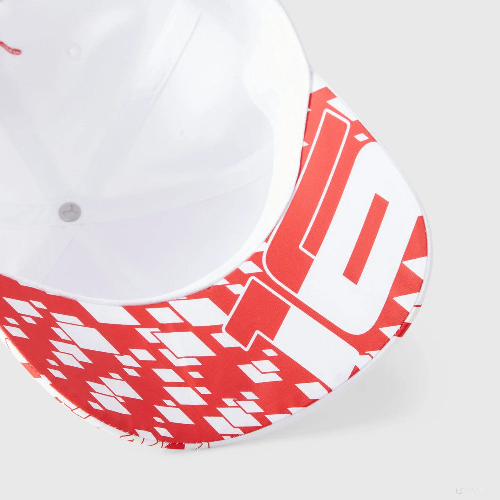 Ferrari cap, Leclerc SE, white, 2023 - FansBRANDS®