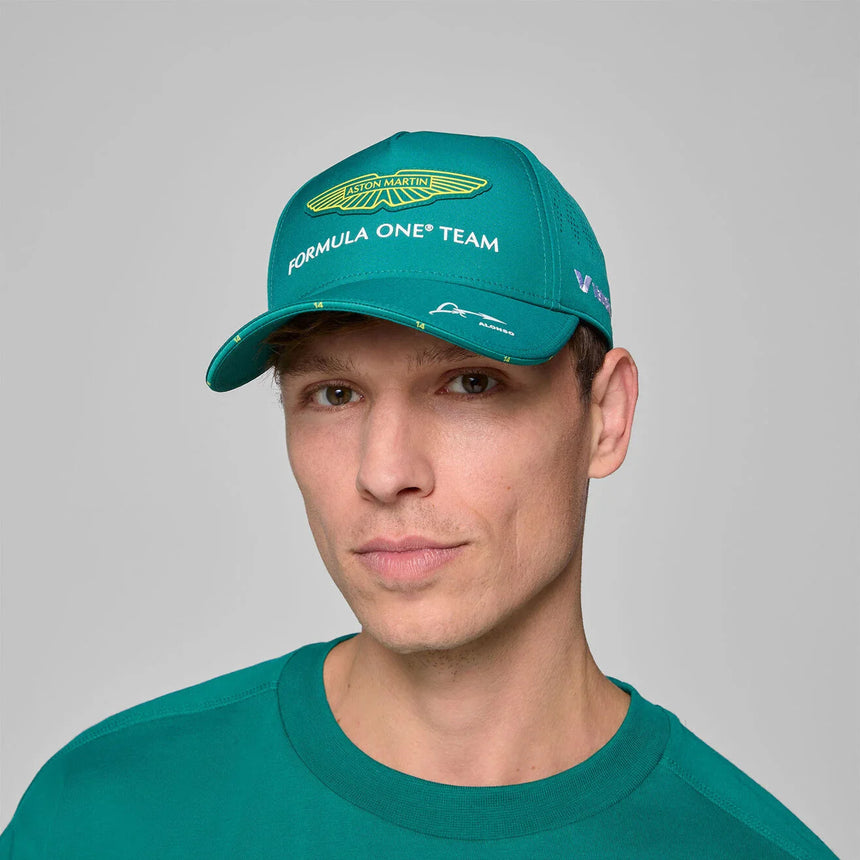 Aston Martin AMF1, Tím, Šiltovka, Fernando Alonso, Zelená 🔥