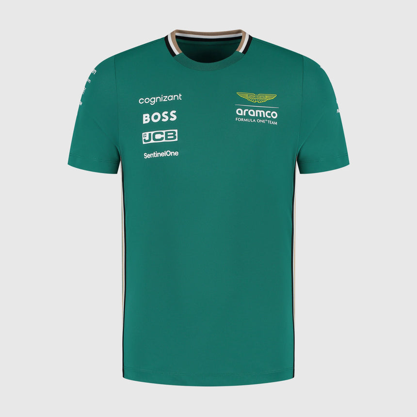 Aston Martin AMF1, tímové tričko, zelené 🔥