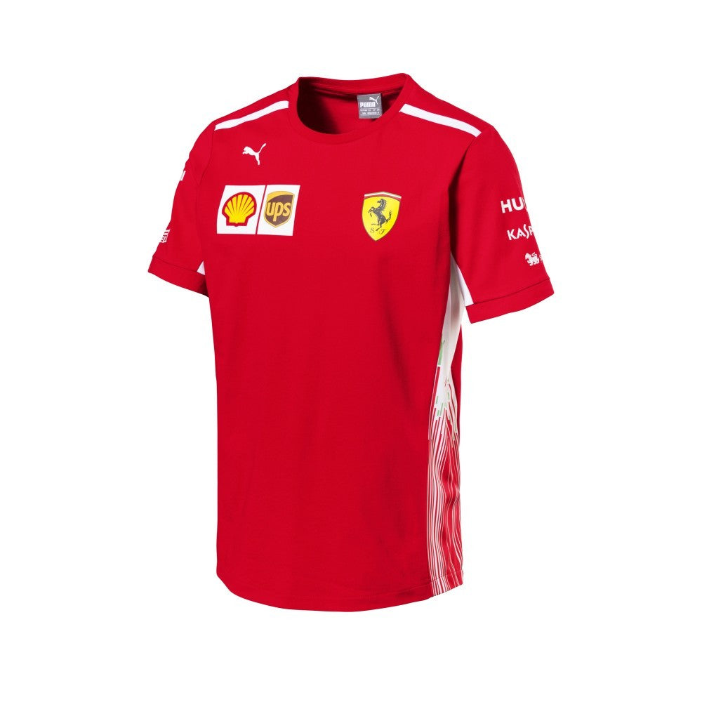 Ferrari tričko, tím, červené, 2018