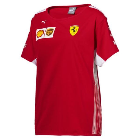 Dámske tričko Ferrari, tím, červené, 2018 - FansBRANDS®