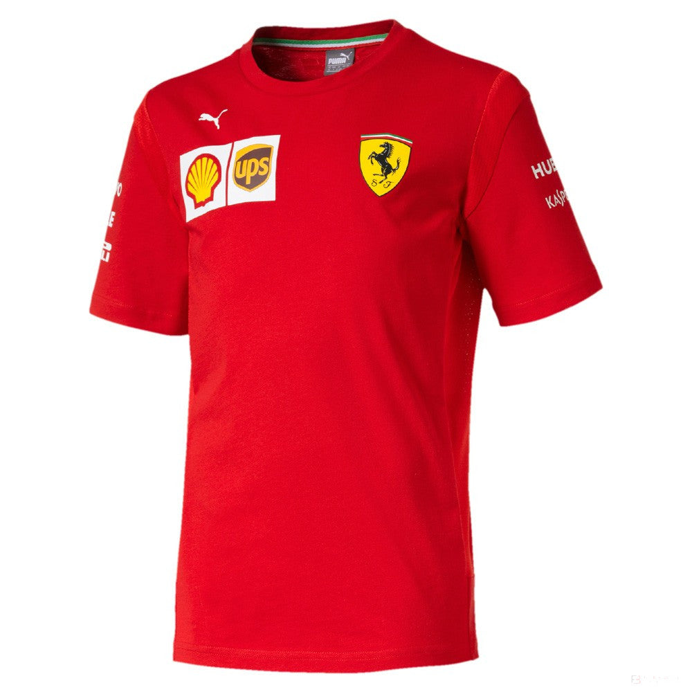 Detské tričko Ferrari, Puma, Team, červené, 2019