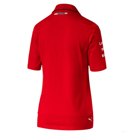 Dámske polo Ferrari, tím Puma, červená, 2019 - FansBRANDS®