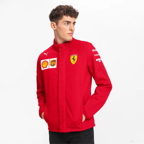 Softshellová bunda Ferrari, Puma Team, červená, 20/21 - FansBRANDS®