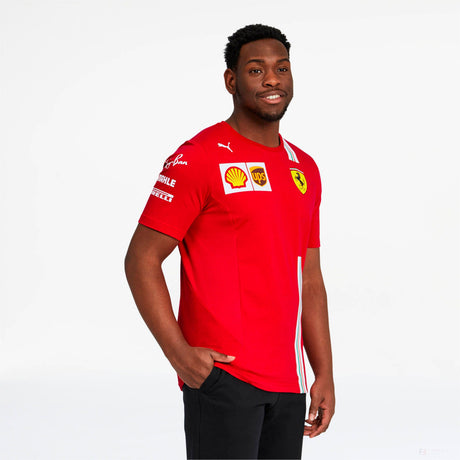 Ferrari tričko, Puma Team, červené, 20/21 - FansBRANDS®