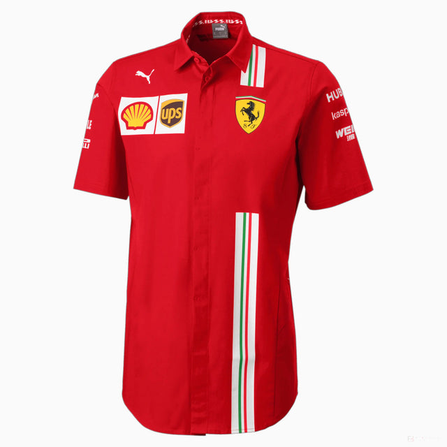 Košeľa Ferrari, tím Puma, červená, 20./21 - FansBRANDS®