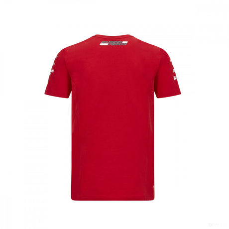 Ferrari tričko, Puma Sebastian Vettel s okrúhlym výstrihom, červené, 2020