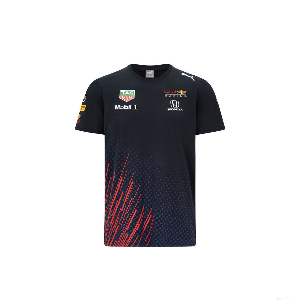 Detské tričko Red Bull, Puma Team, modré, 2021
