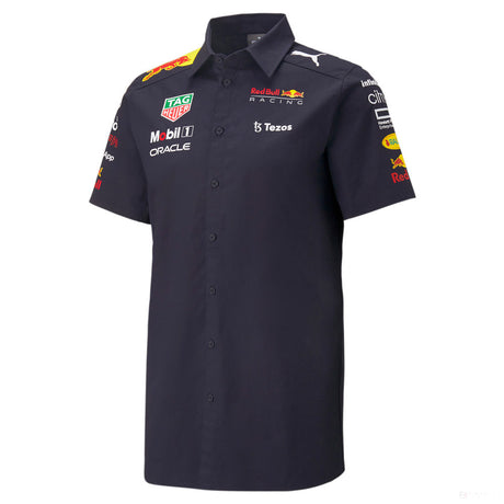 Tímová košeľa Red Bull, modrá, 2022 - FansBRANDS®