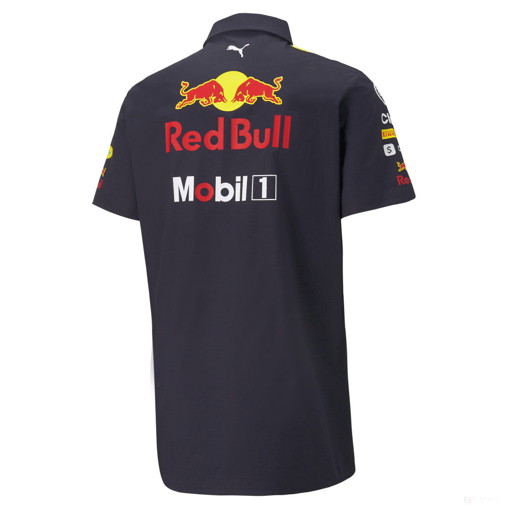 Tímová košeľa Red Bull, modrá, 2022