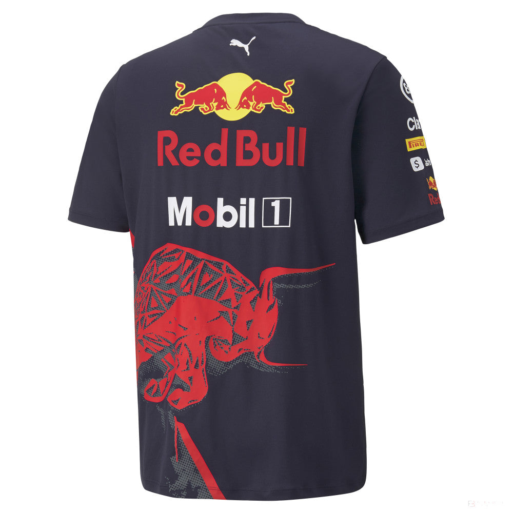 Tričko Red Bull Team, modré, 2022