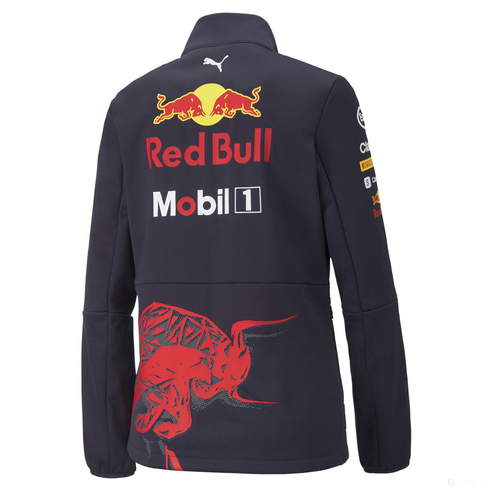 Dámska softshellová bunda Red Bull Team, modrá, 2022