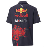 Red Bull Team Kids Polo, modrá, 2022