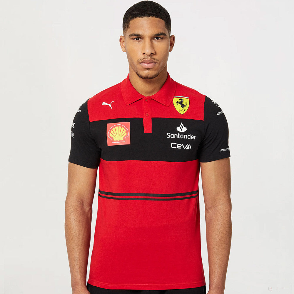 Puma Ferrari Team Polo, červená, 2022 - FansBRANDS®