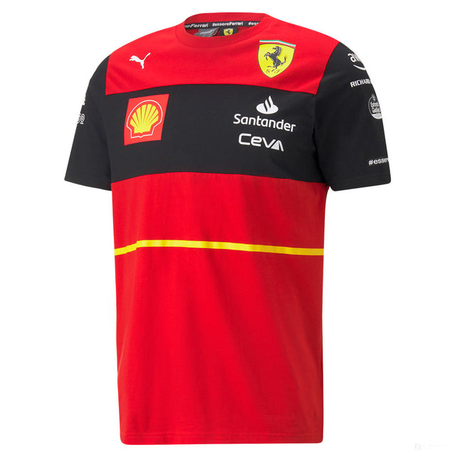 Tričko Puma Ferrari Carlos Sainz, červené, 2022 - FansBRANDS®