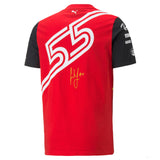 Tričko Puma Ferrari Carlos Sainz, červené, 2022 - FansBRANDS®