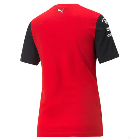 Dámske tímové tričko Puma Ferrari, červené, 2022
