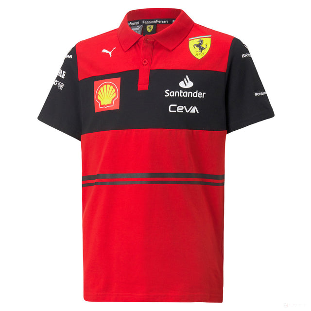 Detské pólo Puma Ferrari, červené, 2022 - FansBRANDS®