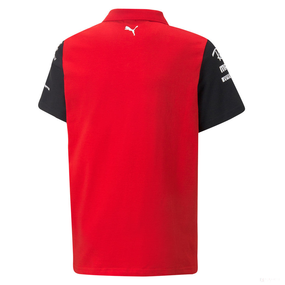 Detské pólo Puma Ferrari, červené, 2022 - FansBRANDS®