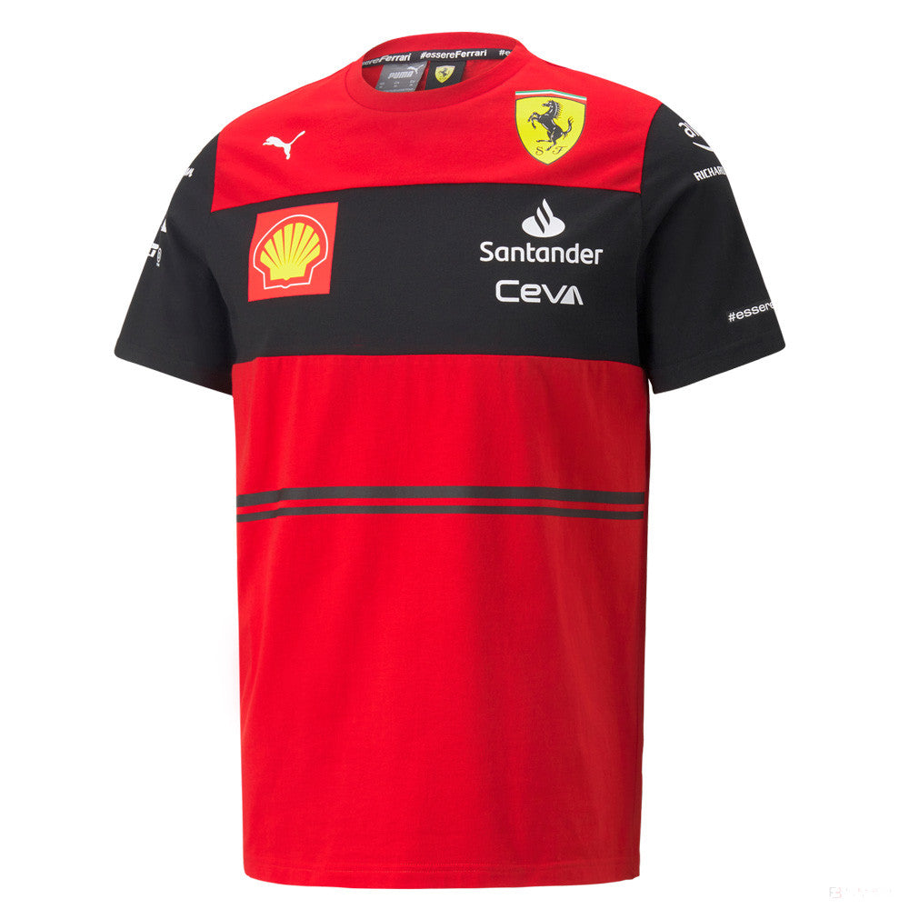 Detské tričko Puma Ferrari, červené, 2022 - FansBRANDS®