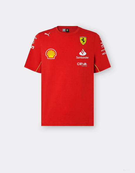 Ferrari tričko, Puma, tímové, červená, 2024 - FansBRANDS®