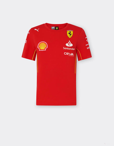 Ferrari tričko, Puma, tímové, dámske, červená, 2024 - FansBRANDS®