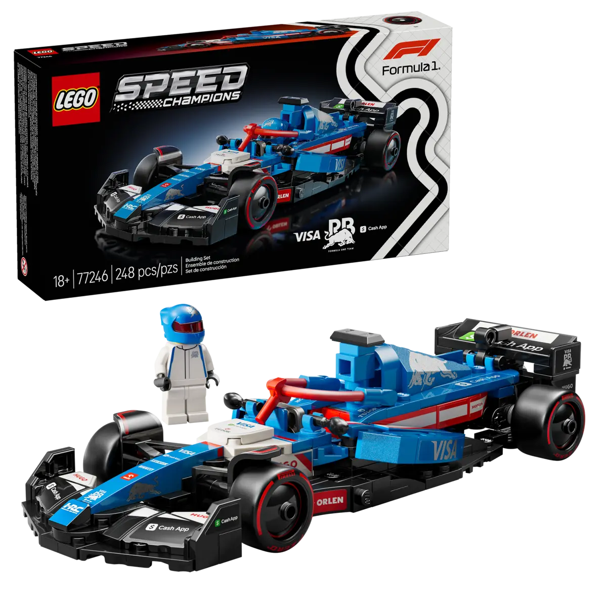 VISA RB F1 VCARB 01 tím LEGO® Speed Champions 🔥