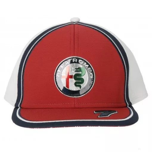 Detská šiltovka Alfa Romeo Flatbrim, Kimi Raikkönen, červená, 2019 - FansBRANDS®