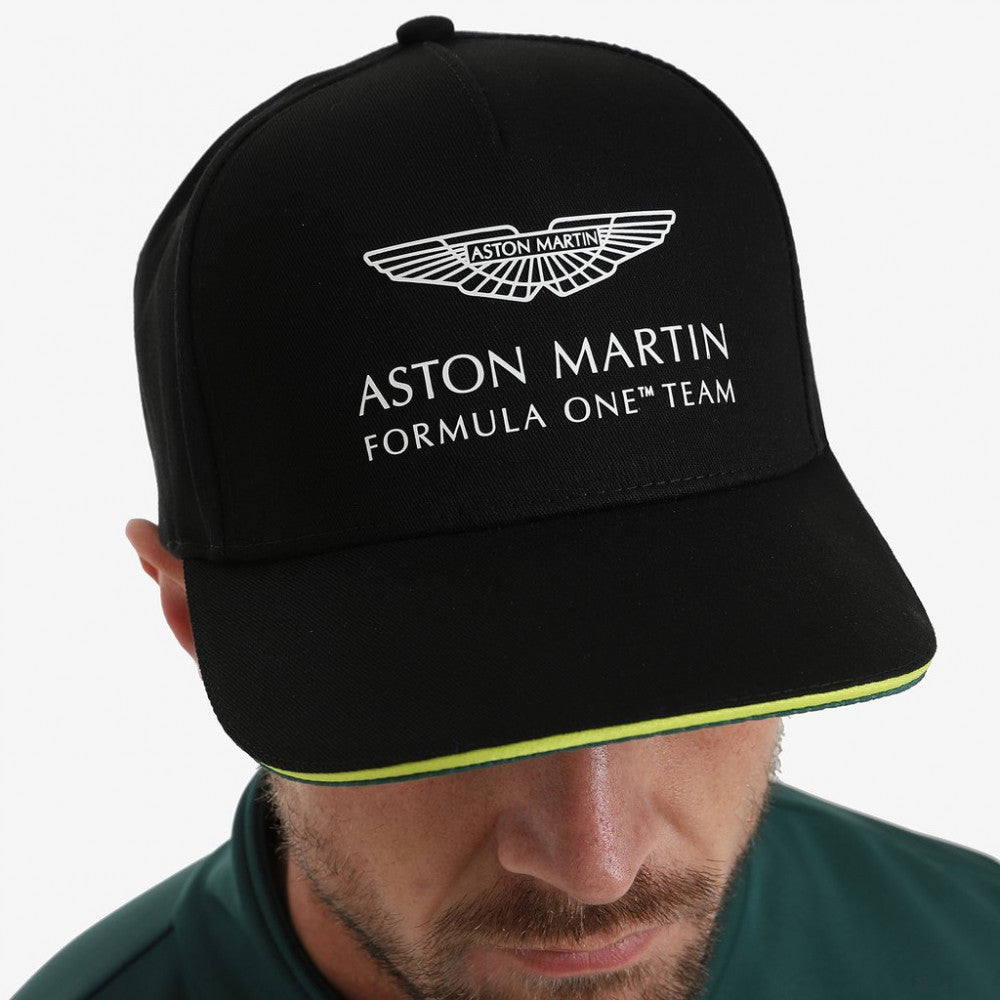 Bejzbalová čiapka Aston Martin, tím F1, pre dospelých, čierna, 2021