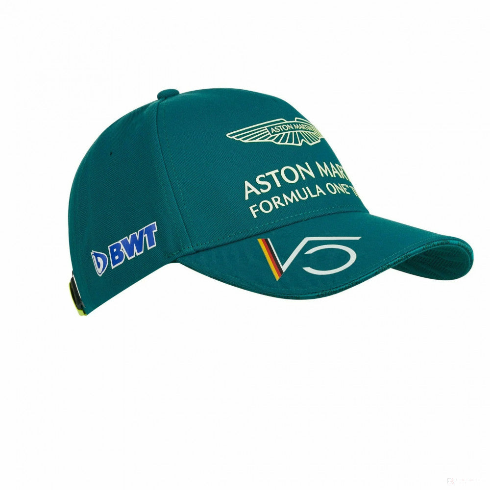 Bejzbalová šiltovka Aston Martin Sebastian Vettell, detská, zelená, 2022 - FansBRANDS®