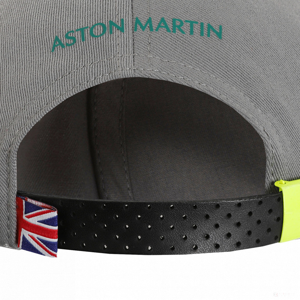 Bejzbalová šiltovka Aston Martin Sebastian Vettell, pre dospelých, sivá, 2022