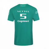 Tričko Aston Martin Sebastian Vettel, zelené, 2022