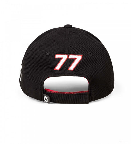 Baseballová čiapka Alfa Romeo, Valtteri Bottas, pre dospelých, čierna, 2022