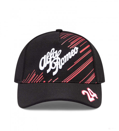 Baseballová čiapka Alfa Romeo, tím Zhou Guanyu, pre dospelých, čierna, 2022 - FansBRANDS®