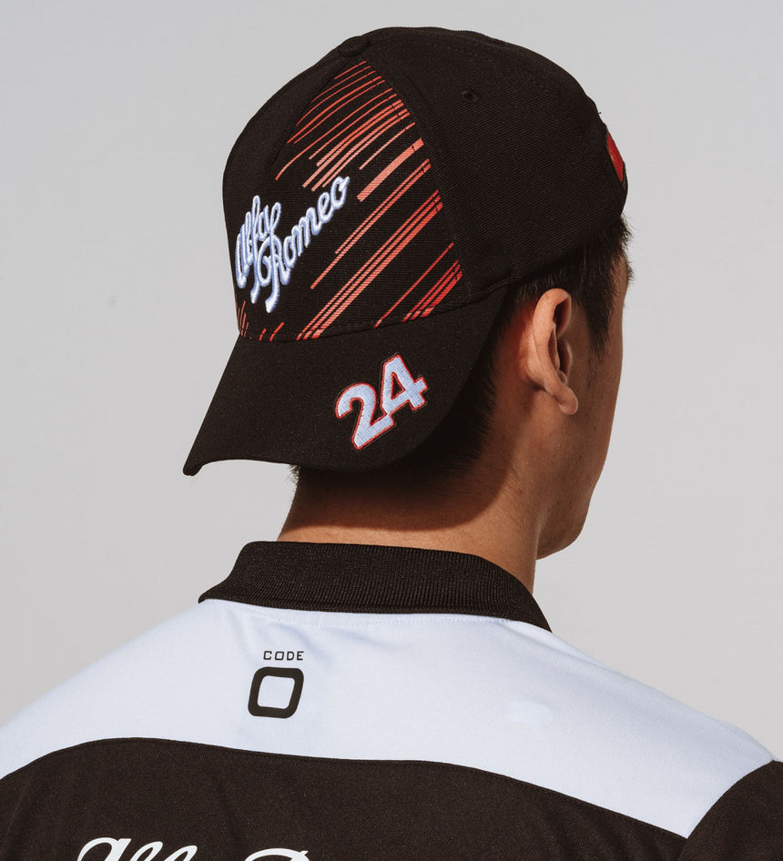 Baseballová čiapka Alfa Romeo, tím Zhou Guanyu, pre dospelých, čierna, 2022 - FansBRANDS®