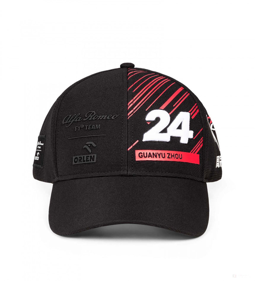 Baseballová čiapka Alfa Romeo, tím Zhou Guanyu, pre dospelých, čierna, 2022 - FansBRANDS®