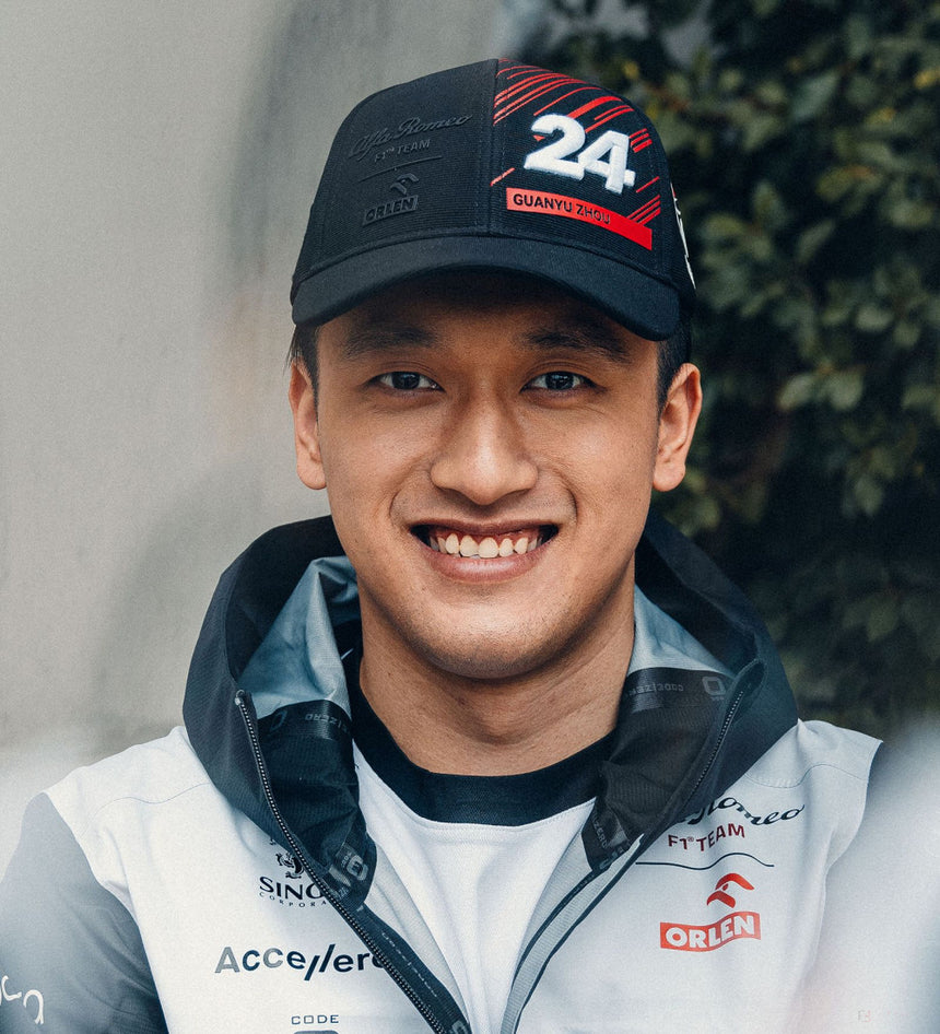 Baseballová čiapka Alfa Romeo, tím Zhou Guanyu, pre dospelých, čierna, 2022 - FansBRANDS®