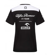 Dámske tímové tričko Alfa Romeo, čierne, 2022 - FansBRANDS®