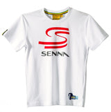 Detské tričko Ayrton Senna, Double S, biele, 2015