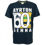 Tričko Ayrton Senna, Brazília 60, modré, 2016