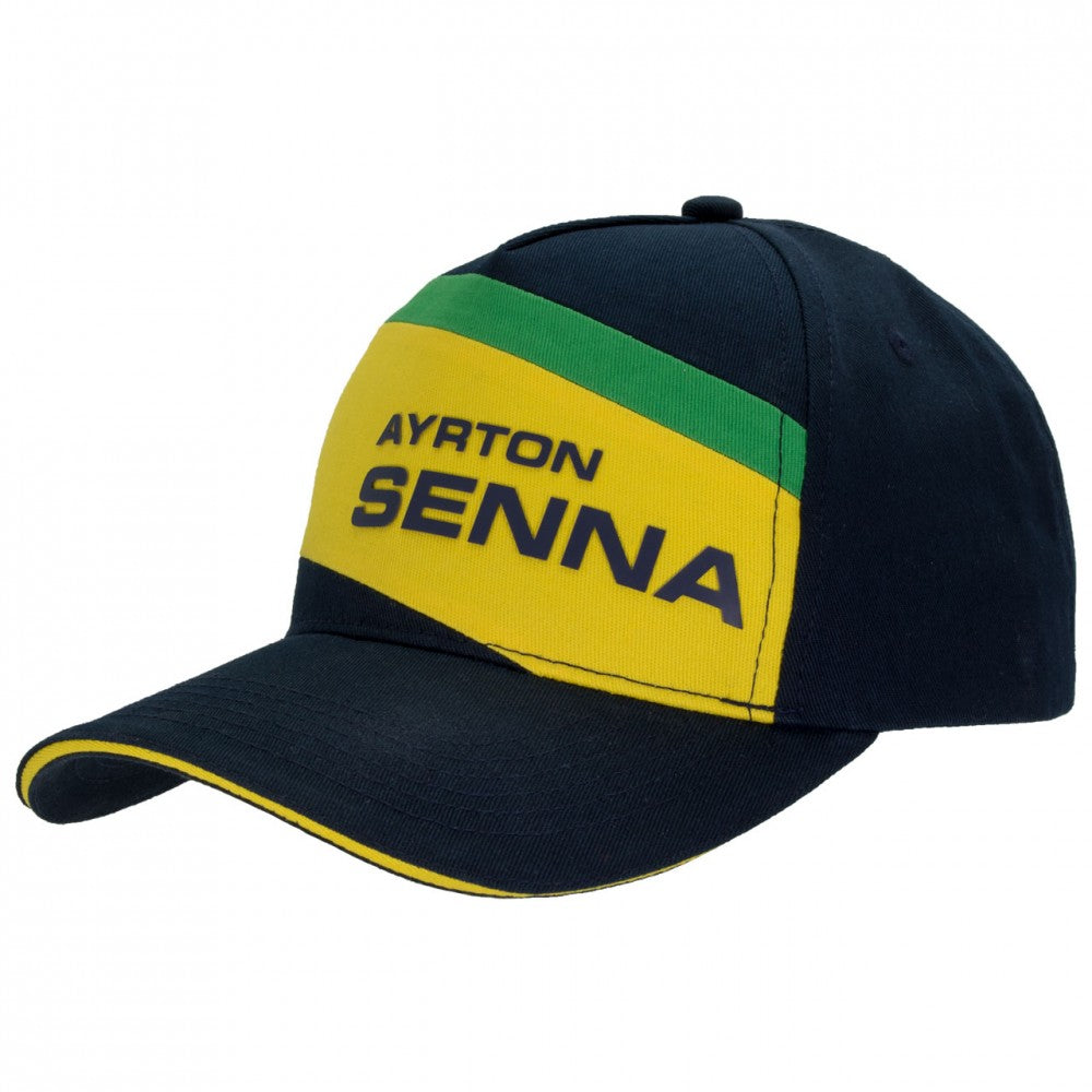 Bejzbalová čiapka Ayrton Senna, pre dospelých, modrá, 2018