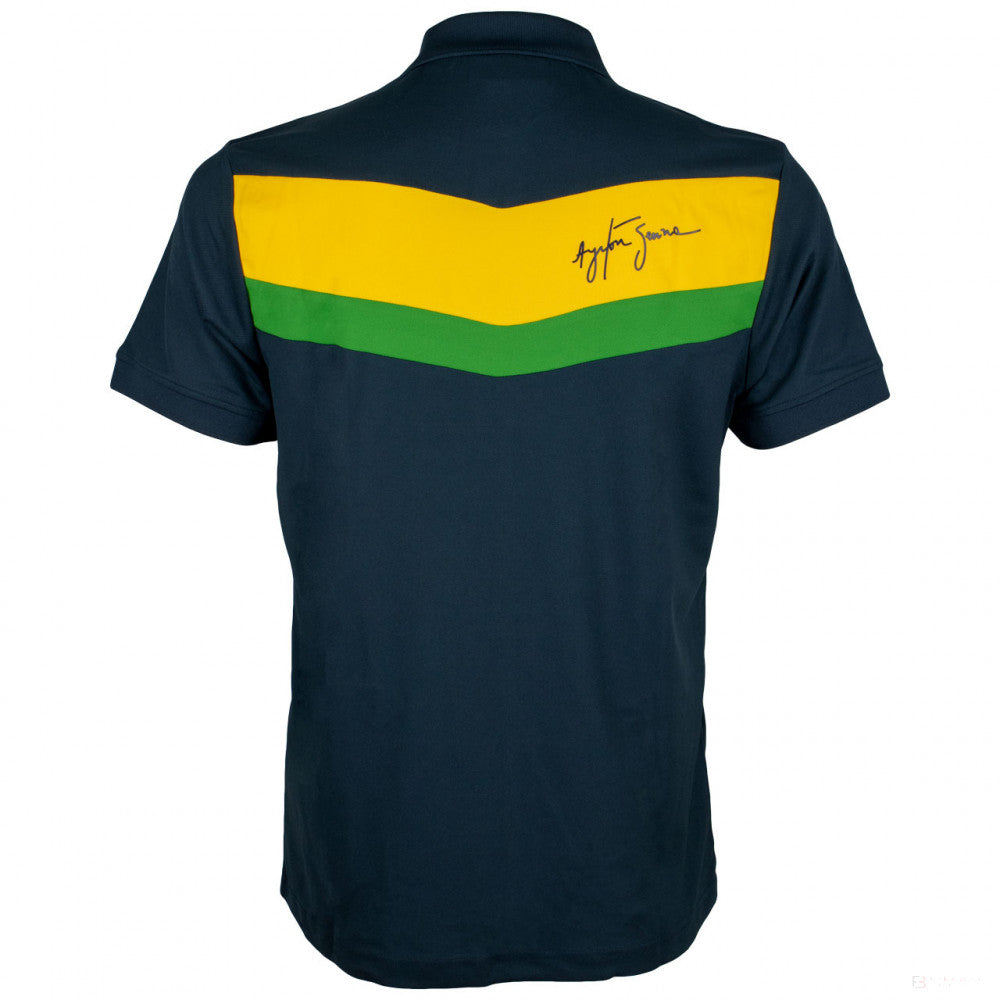 Ayrton Senna Polo, Racing, Blue, 2020 - FansBRANDS®