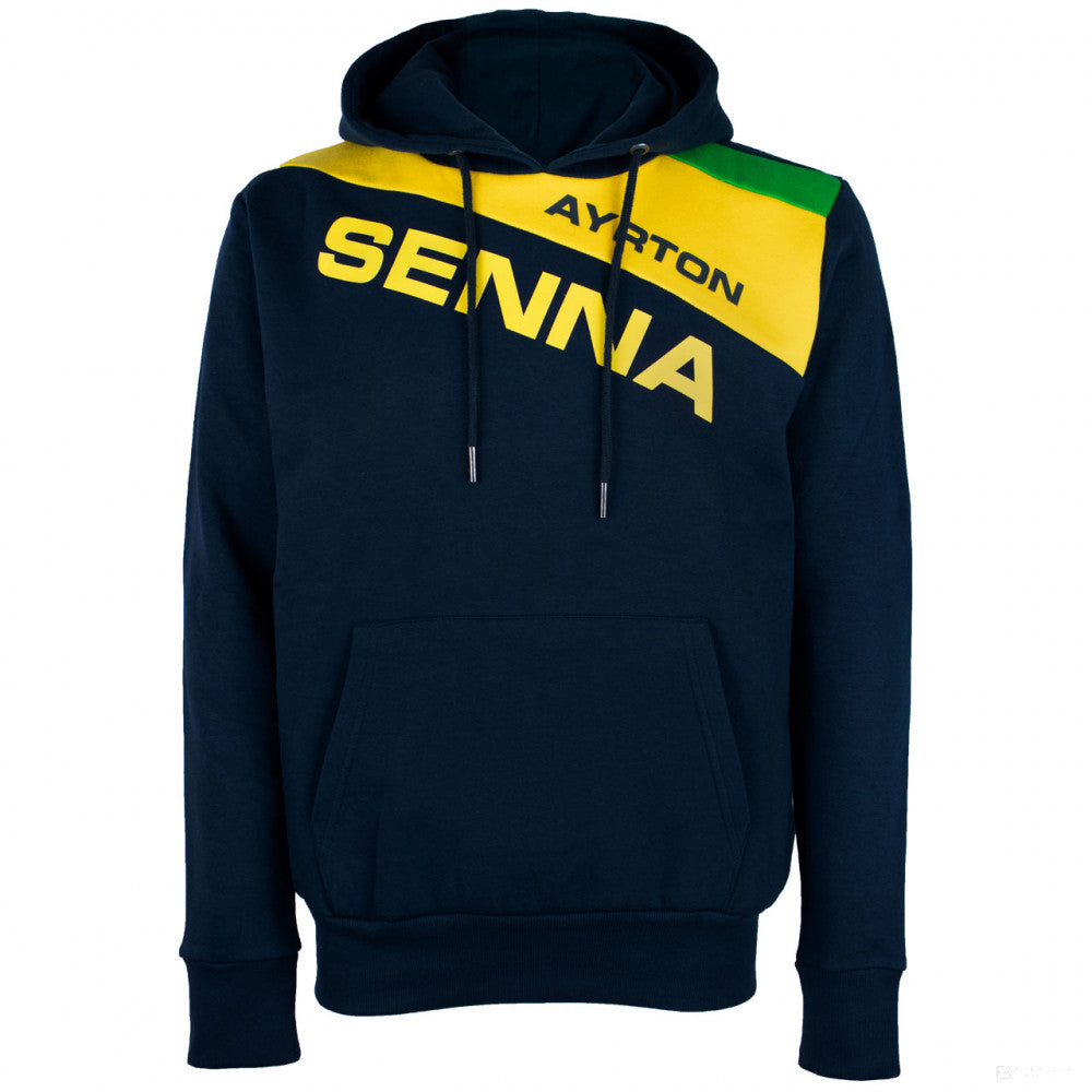 Sveter Ayrton Senna, svetové preteky, modrý, 2020