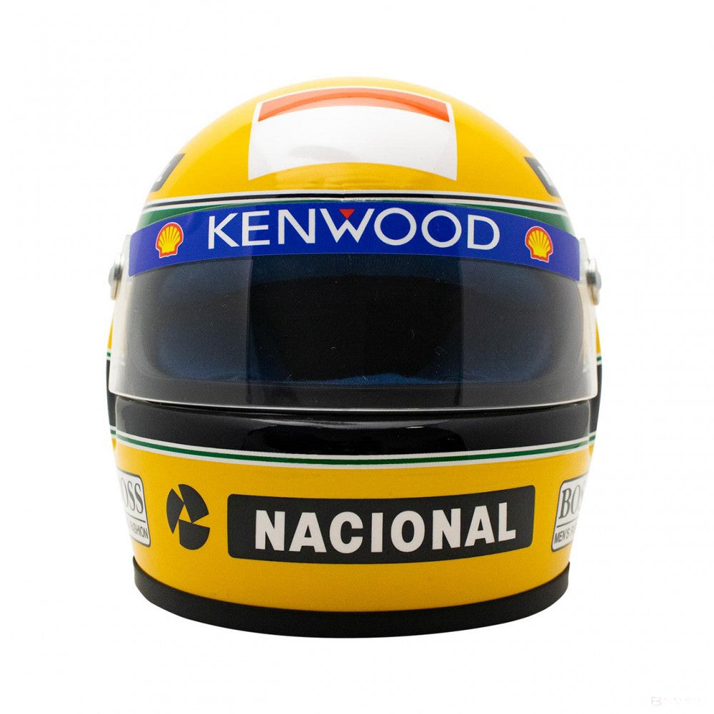 Mini prilba Ayrton Senna 1993, mierka 1:2, žltá, 2020