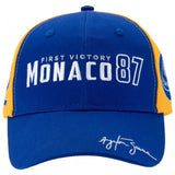 Bejzbalová čiapka Ayrton Senna, Monako 1. víťazstvo, pre dospelých, modrá, 2017 - FansBRANDS®