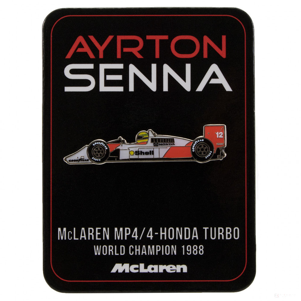 McLaren Pin, McLaren MP4/4 Pin, biely, 2020