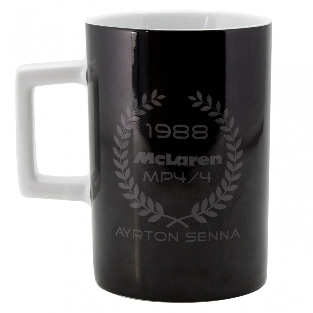 Hrnček Ayrton Senna, majster sveta, 300 ml, čierny, 2017